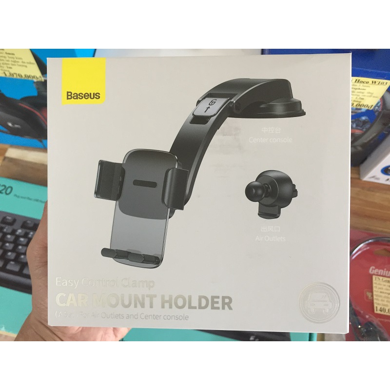 Giá đỡ điện thoại trên ô tô Baseus Easy Control Clamp (Air outlets and center console)