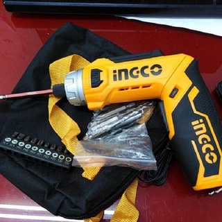 8V Máy siết vít gập INGCO CSDLI0801, Máy siết vít dùng pin Lithium, lực siết 6N.m, máy bắn vít gập