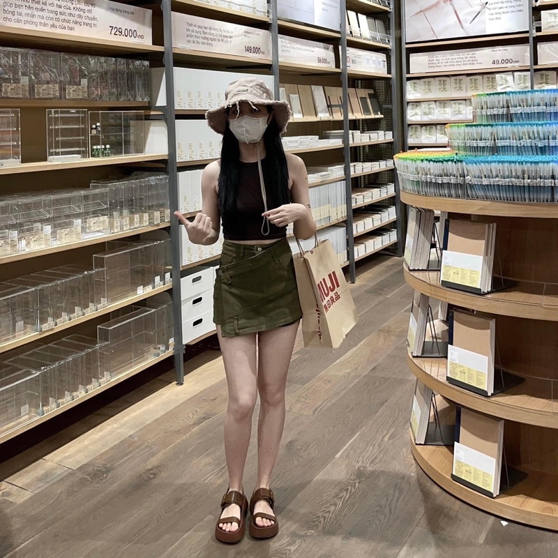 Dép sandan đế cao 5p