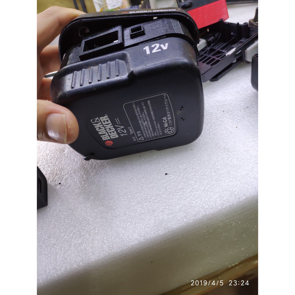 Miếng chèn cho vỏ Black Decker 12V zin độ lên 3S3P lắp 9 cell 18650 và mạch