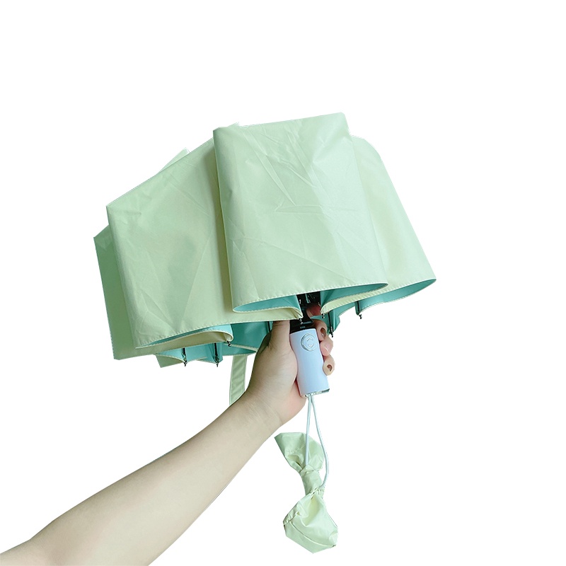 Dù Gấp Tự Động Mini Chống Tia UV Màu Sắc Ngọt Ngào