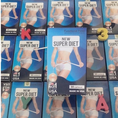 Viên uống giảm cân super diet ngày và đêm của mỹ hộp 45 viên dành cho cơ địa khó giảm