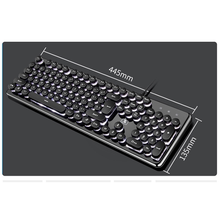 ( có video ) ⌨ Bàn phím keycap tròn Classic K100 K620 LED siêu đẹp