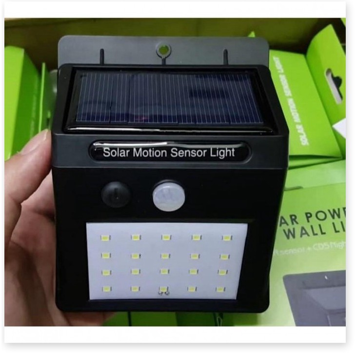 Đèn led năng lượng mặt trời MIN-20 (20 led), Pin li-ion, cảm biến