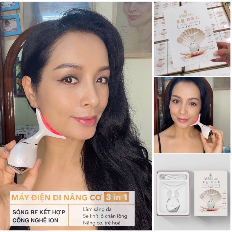 Máy Massage Và Đẩy Sâu Tinh Chất MiteChan Trẻ Hóa Và Nâng Cơ