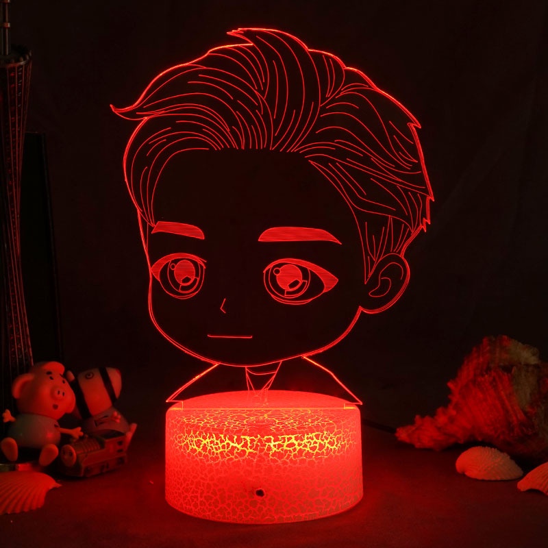 Trùm sỉ đèn Thegioipuzzle Đèn Led 3D, Đèn ngủ làm trang trí mẫu BTS