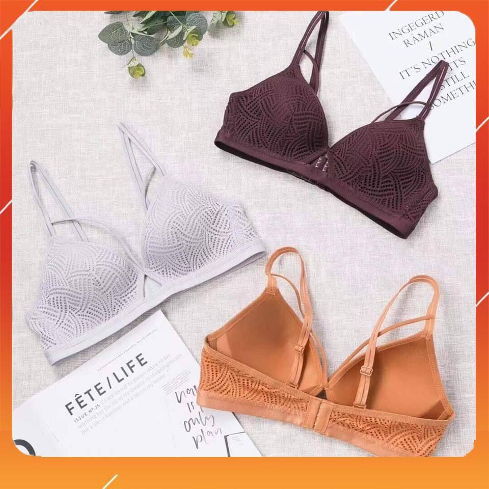 [Sale] Set bộ đồ lót nữ ren, áo không gọng, có đệm mút, Mã B17993