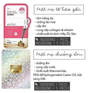 Mặt Nạ Ốc Sên KB One [Chính Hãng 100%]