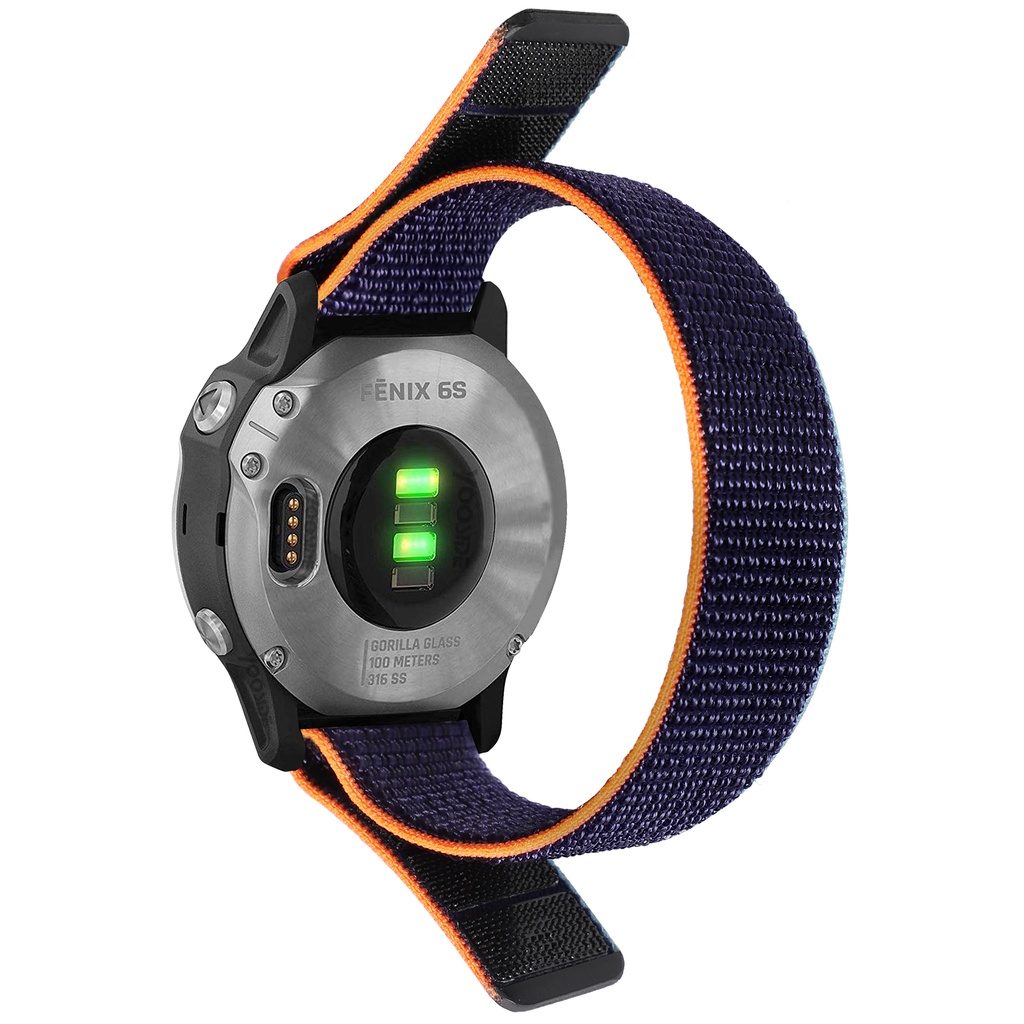 Dây đồng hồ vải nylon 20mm / 22mm cho Garmin Fenix 6 5 6S 5S Pro Plus / Forerunner 935 945 / Instinct