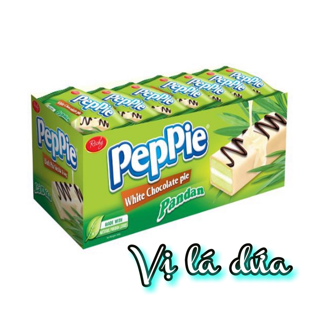 Bánh bông lan Peppie Richy hộp 360Gr *20 bánh các vị