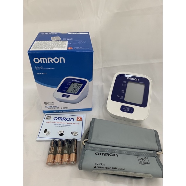Máy đo huyết áp bắp tay điện tử Omron HEM-8712