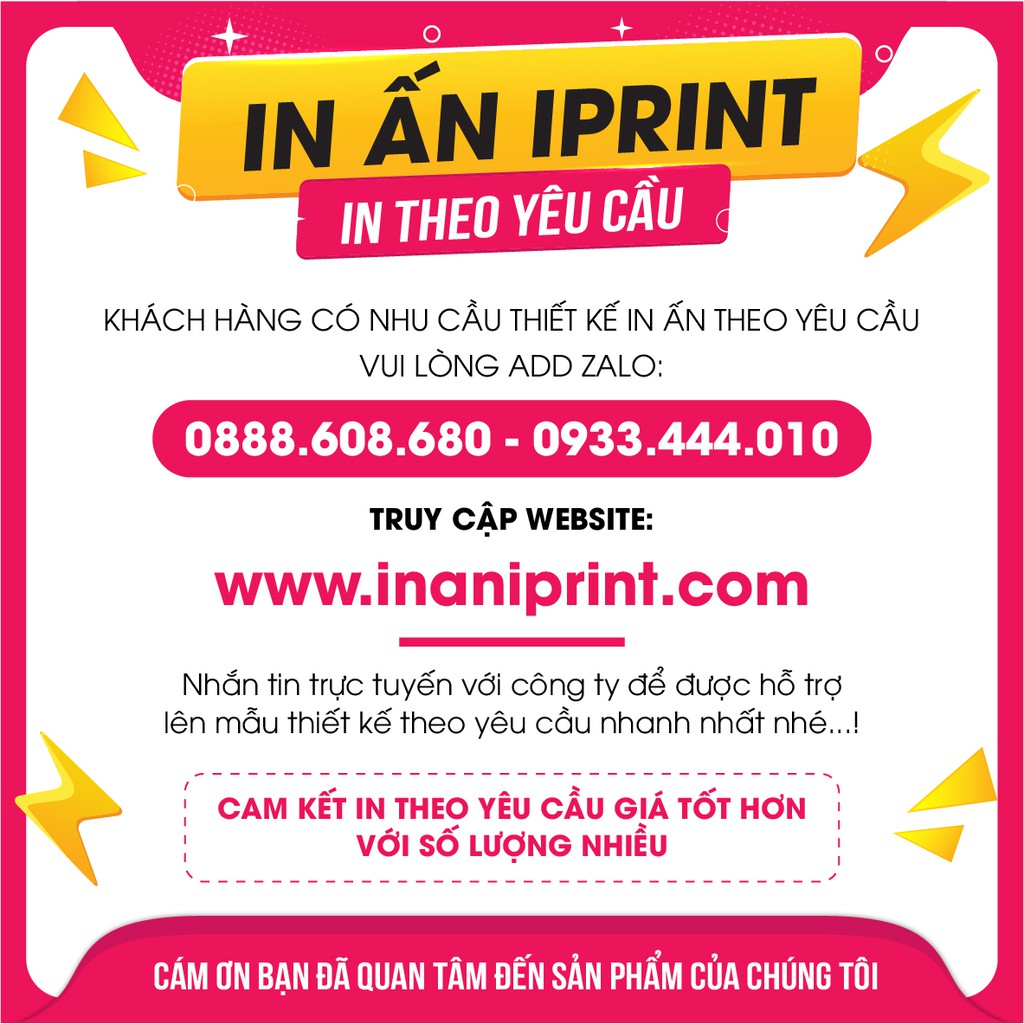 Card cám ơn, Phiếu cám ơn, Card Thank you bán hàng cho shop - MS : 012