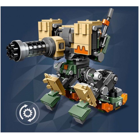 [HÀNG CÓ SẴN] Lego UNIK BRICK 75974 Bastion trong Overwatch - Bộ lắp ráp rô bốt Bastion trong game Overwatch