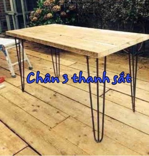 Chân sắt hairpin leg cao 72