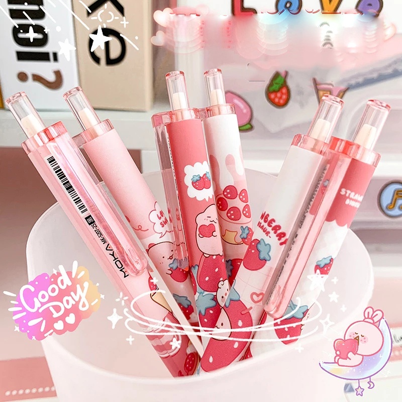 1 Bút Mực Gel Hình Khủng Long Màu Hồng Ngẫu Nhiên