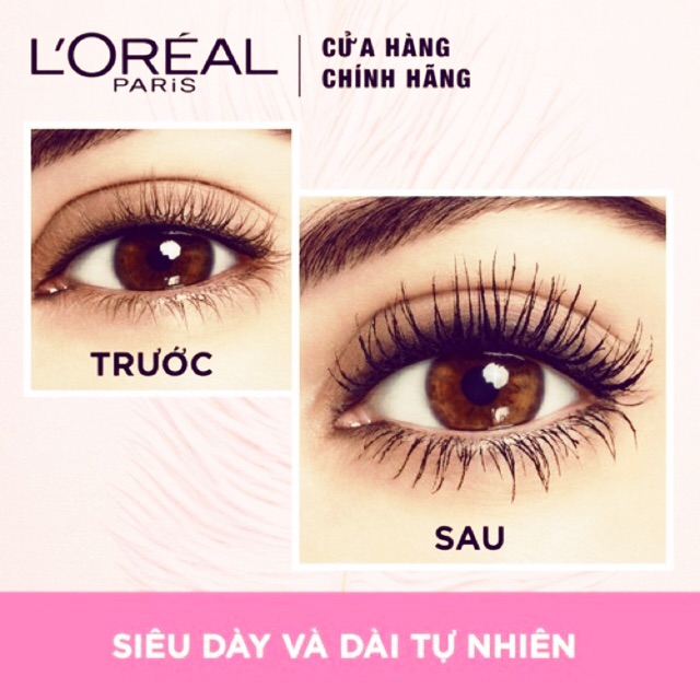 Mascara L'Oreal Làm Dày Và Dài Mi Blackest Makeup Voluminous Lash Paradise Waterproof Mascara Black 8.5ml | BigBuy360 - bigbuy360.vn