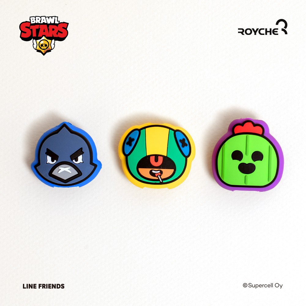 NÚT GẮN BẢO VỆ ĐẦU CAP NHÂN VẬT GAME BRAWL STARS Beens Company