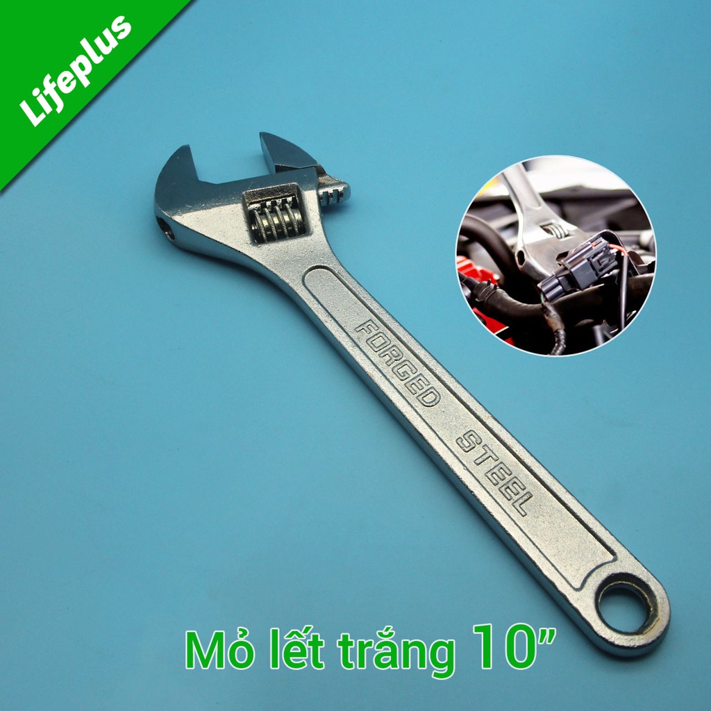 Mỏ lết trắng 10 inch