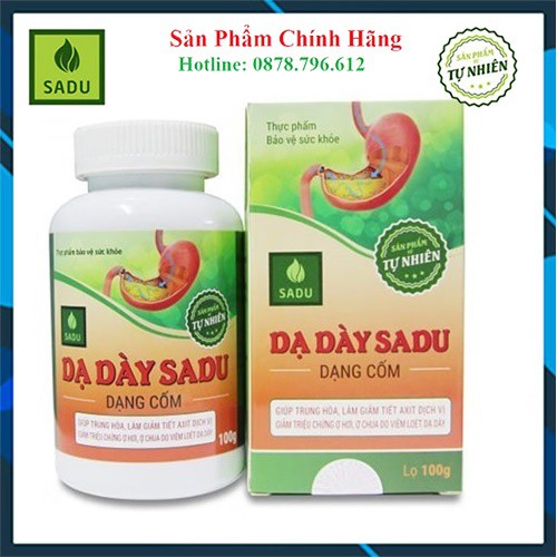 Viên Cốm Dạ Dày Sadu - [CHÍNH HÃNG] - Hỗ trợ và điêu tri viêm loét dạ dày, tá tràng