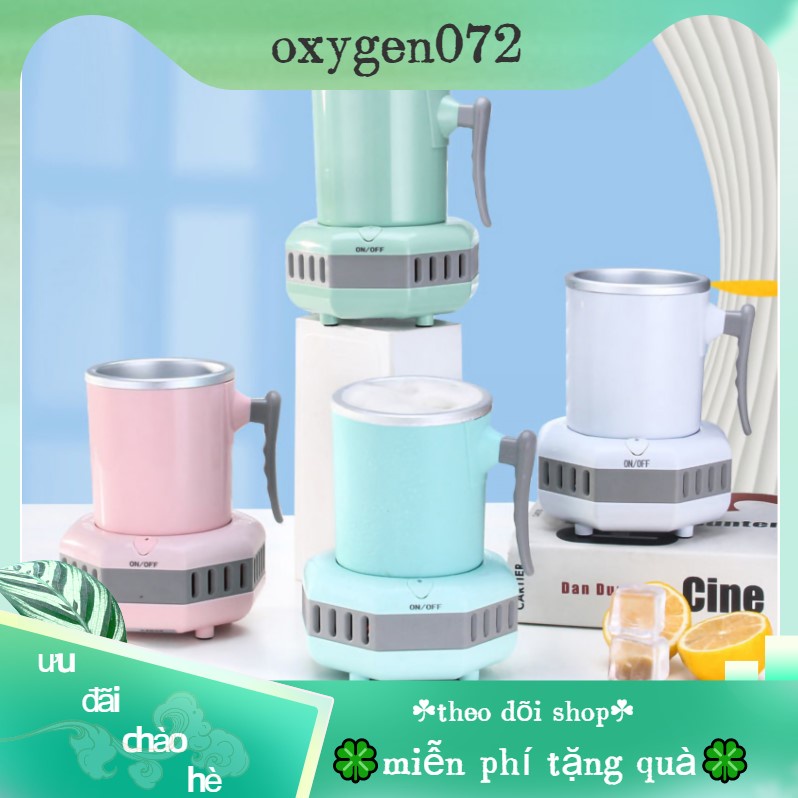 Oxygen072 Cốc làm mát nhanh Hoạt động dễ dàng Máy cốc hiệu suất lớn cho văn phòng Ký túc xá Phích cắm AC 220V CN