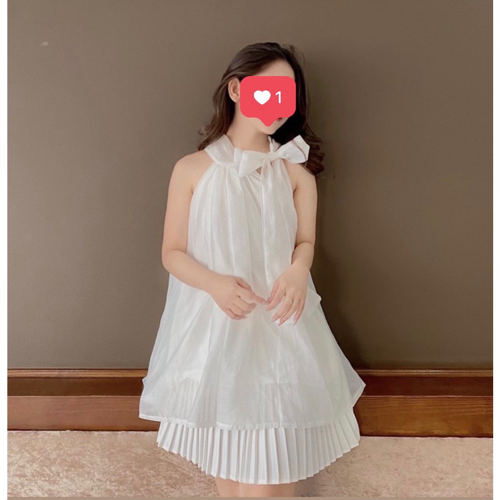 [Ảnh thật] Áo yếm Dream Top A07 vải tơ màu trắng mềm mại, áo kiểu nữ 2 lớp dày dặn, chất lượng cao.