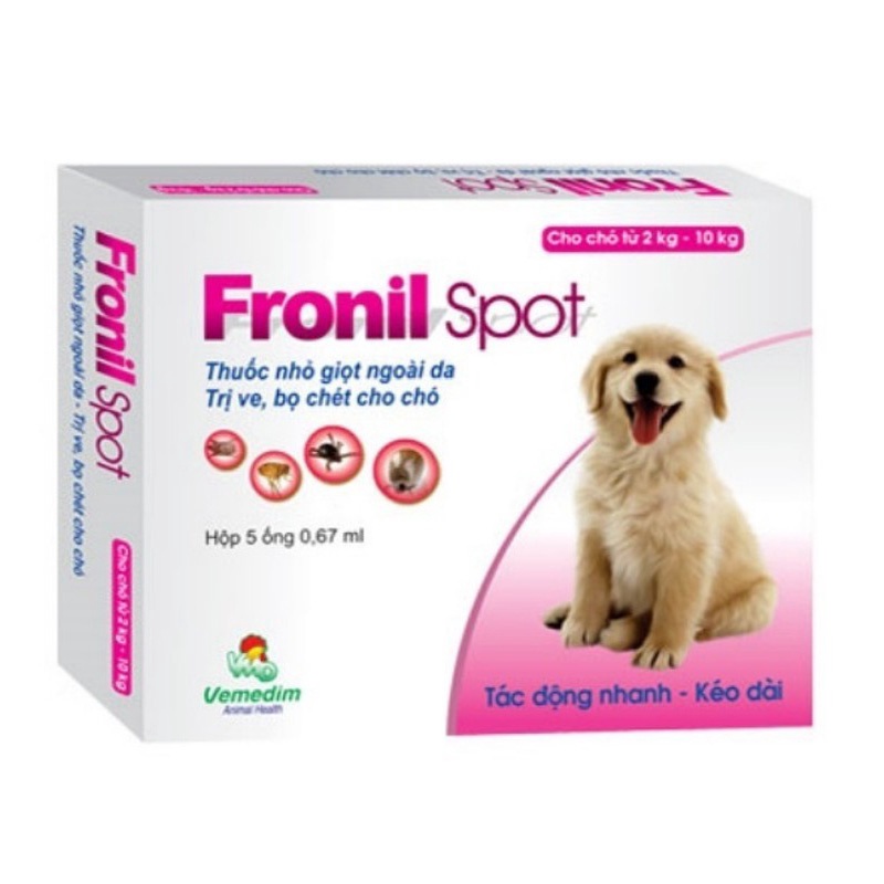 Ống Nhỏ Gáy Fronil Spot Diệt Ve Rận Bọ Chét Cho Chó Mèo