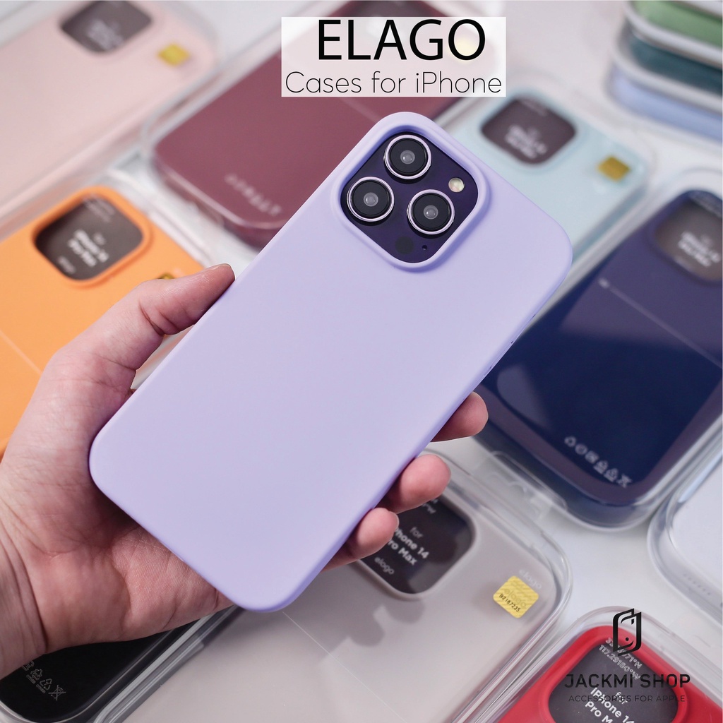 Ốp lưng Elago Silicone chống bẩn cho điện thoại ip 14 14 plus 14 pro 14 promax