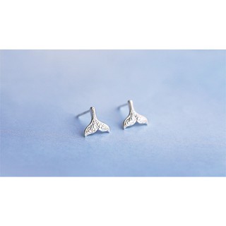 Bông tai nữ trang sức mạ bạc Ý S925 Lasea - Hoa tai Hàn Quốc bạc dễ thương L014