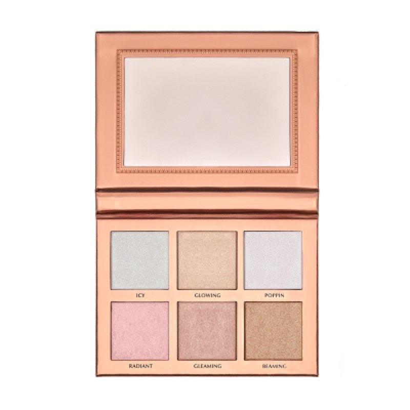 (Tách set Boxy Charm ) Bảng phấn bắt sáng highlighter ACE BEAUTY GLOW ESSENTIALS HIGHLIGHTER PALETTE