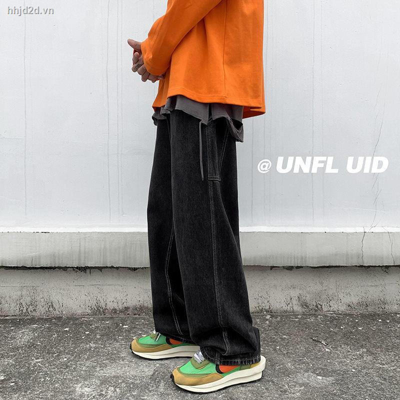 Quần jean ống rộng phong cách năng động cá tính dành cho nam