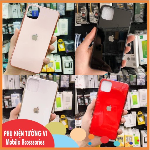 Ốp lưng mặt kính cao cấp cho các dòng iPhone từ 6 tới iPhone 11 Pro Max