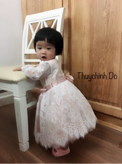 Đầm ren công chúa cao cấp cho bé 