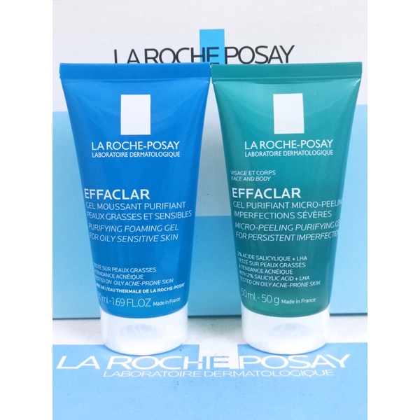 Sữa rửa mặt làm sạch cho da dầu nhạy cảm La Roche Posay Effaclar Gel 50ml