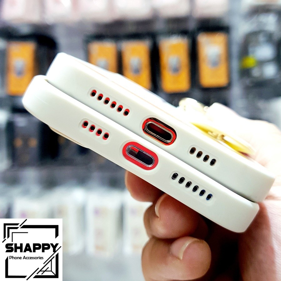 Ốp Lưng IPhone Shin Du Hành Kèm Đeo Tay Viền Vuông Các Dòng 7Plus/8Plus/X/XS/XsMax/11/11ProMax/12ProMax [Shappy Shop]