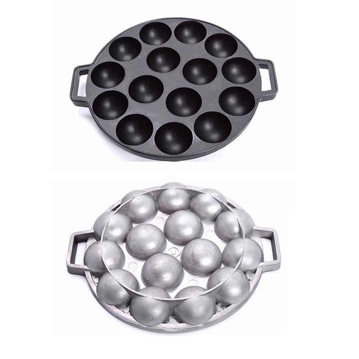 Chảo gang làm bánh bạch tuột - chảo gang