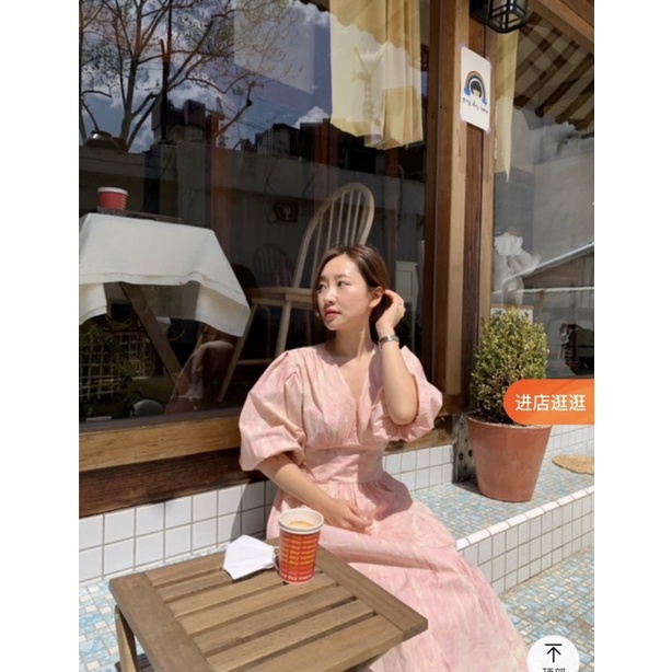 Đầm xoè thắt nơ vintage