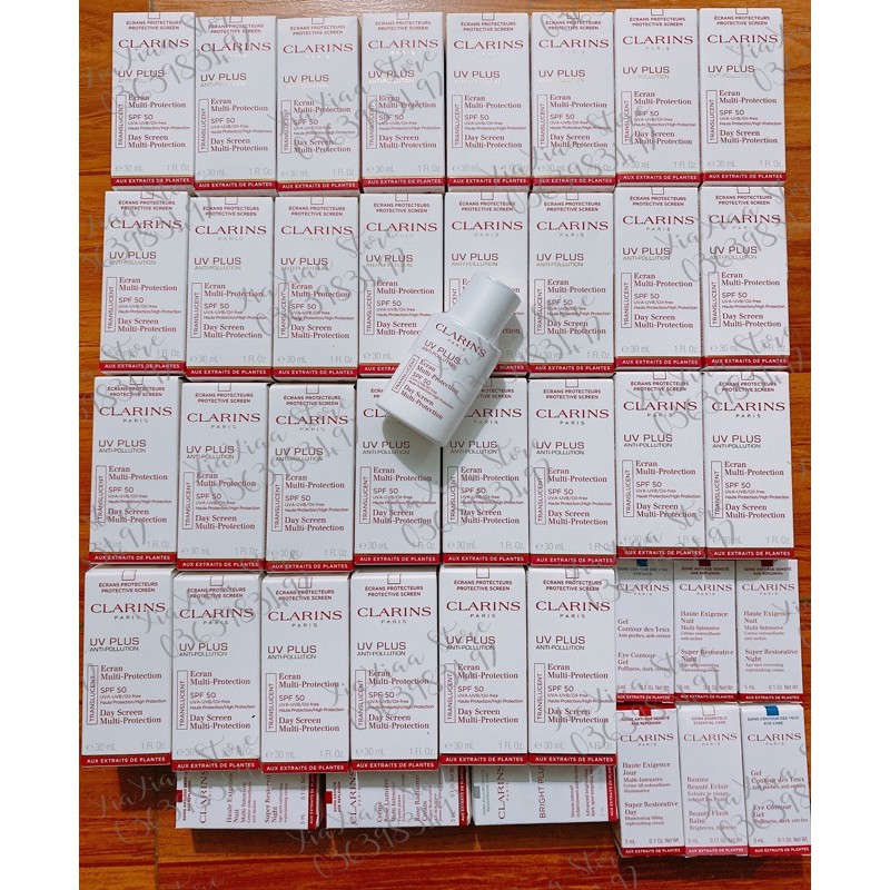 Kem Chống Nắng CLARINS SPF50/PA++++ Màu Hồng Rosy Glow Pink 30ml