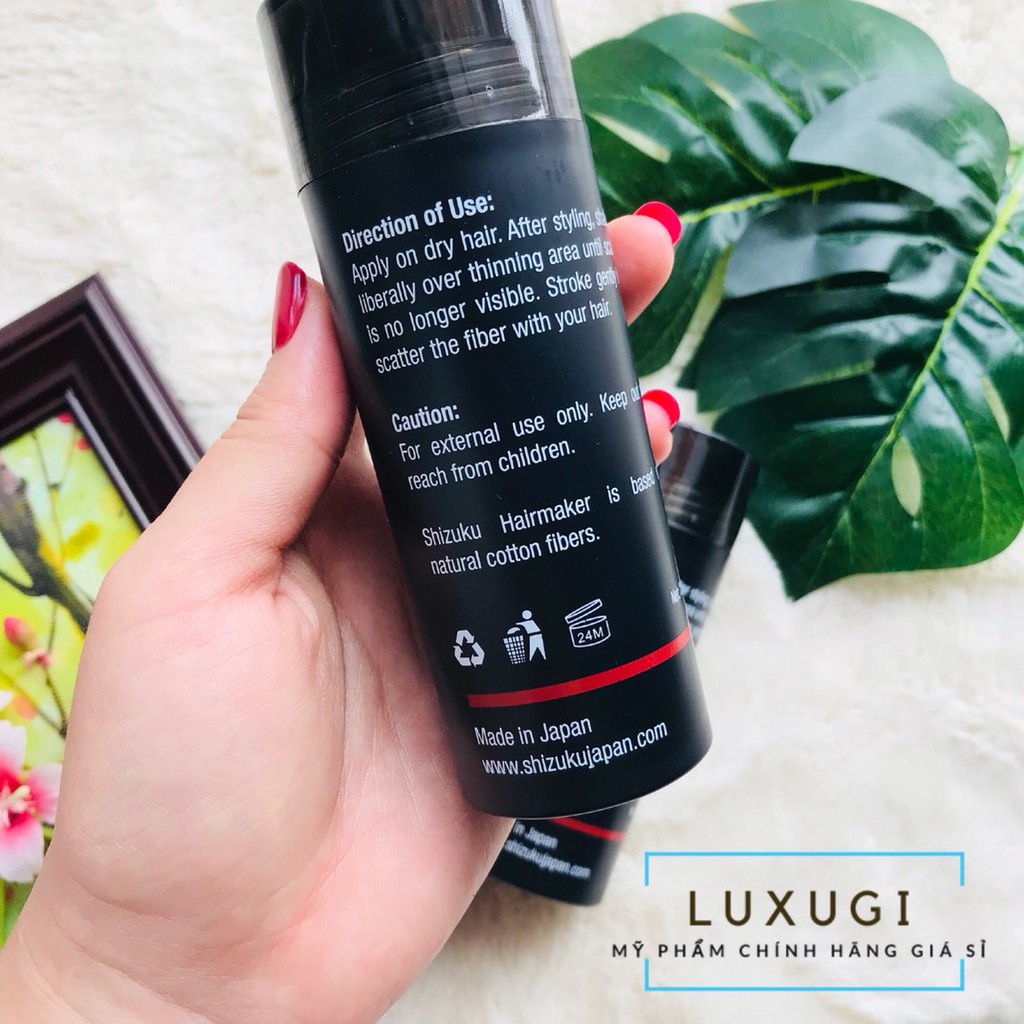BỘT PHỦ LÀM DÀY TÓC SHIZUKU HAIR MAKER 25G - NHẬT BẢN - Mẫu mới nhất 2018
