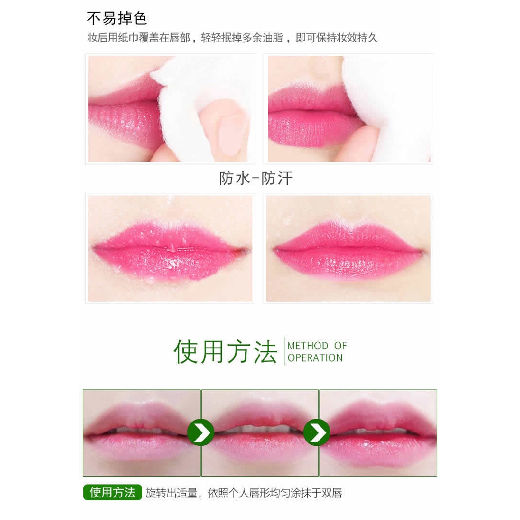 (hàng Mới Về) Son Dưỡng Môi Chiết Xuất Lô Hội Dưỡng Ẩm Lâu Trôi Thay Đổi Màu Sắc Theo Nhiệt Độ | BigBuy360 - bigbuy360.vn