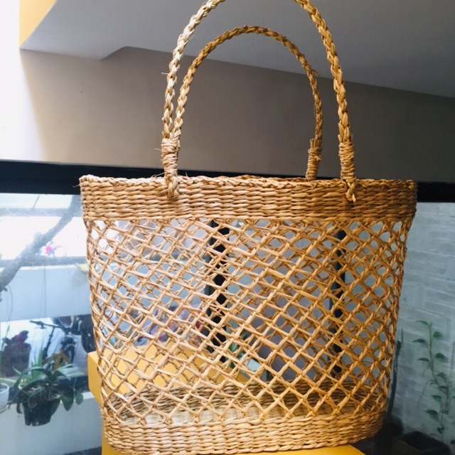 Làn cói đan mắt cáo siêu xinh