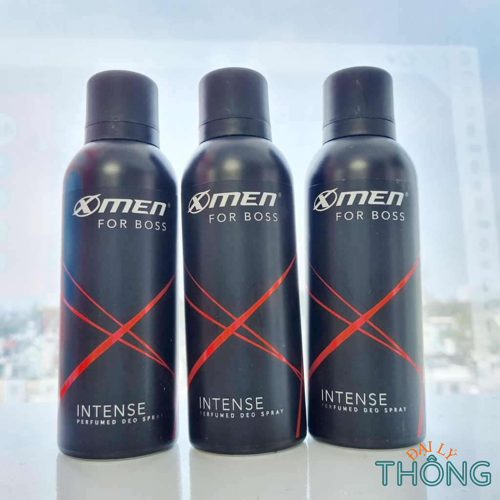 Xịt Khử Mùi Nam X-Men for Boss Intense 150ml - Lăn nách nam XMen 50ml