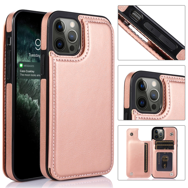 Bao Da Nắp Lật Có Ngăn Nhét Thẻ Chống Sốc Cho For Iphone 5 5s Se X Xr Xs Max 12 Mini Pro Max