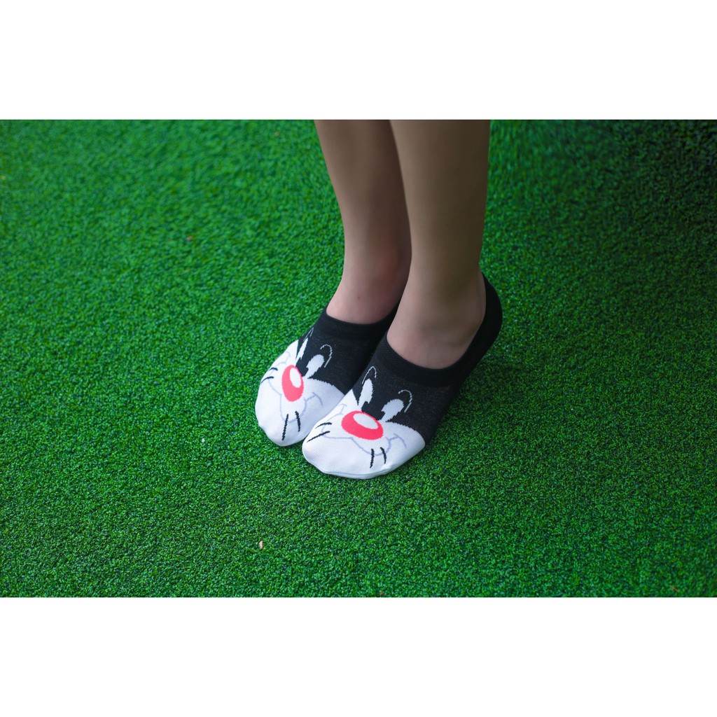 Tất vớ lười nữ hình thú cute Kikiya cao cấp Hàn Quốc W-N-004 (Chính Hãng)