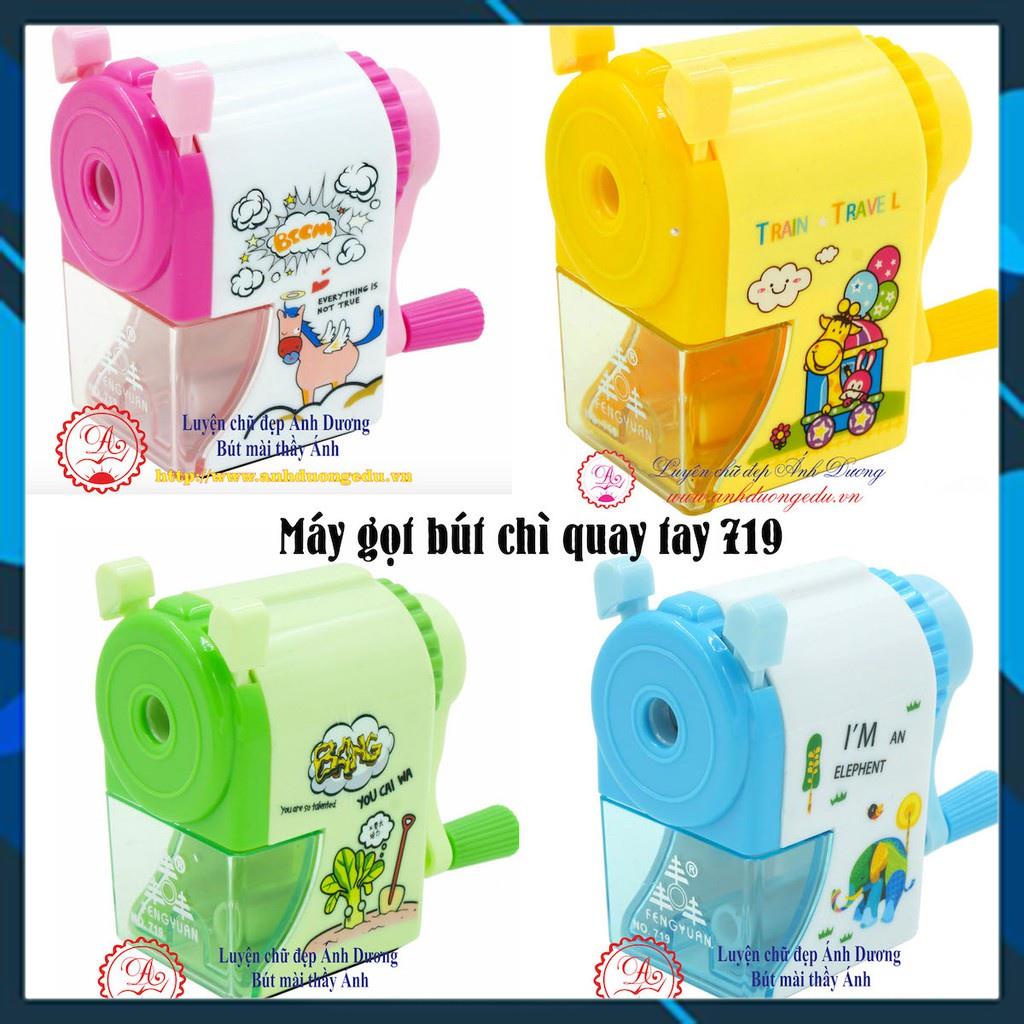 Máy gọt bút chì quay tay giúp tiết kiếm thời gian gọt 719