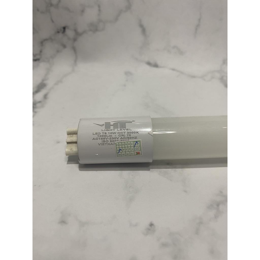 FREE SHIP  Bóng Đèn Tuýp LED HT Light Level 0.6m T8 10W Ánh sáng Trắng/Vàng