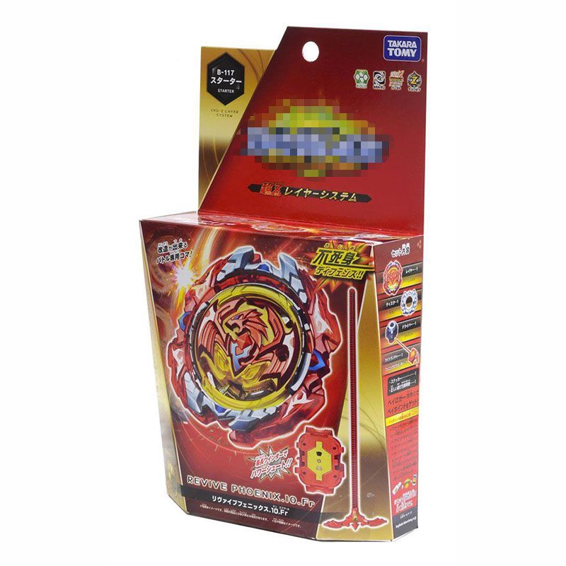 Con Quay Beyblade Burst B-117 Revive Phoenix.10.Fr Cho-Z Máy Cuốn Dài Takara Tomy Nguyên Bản