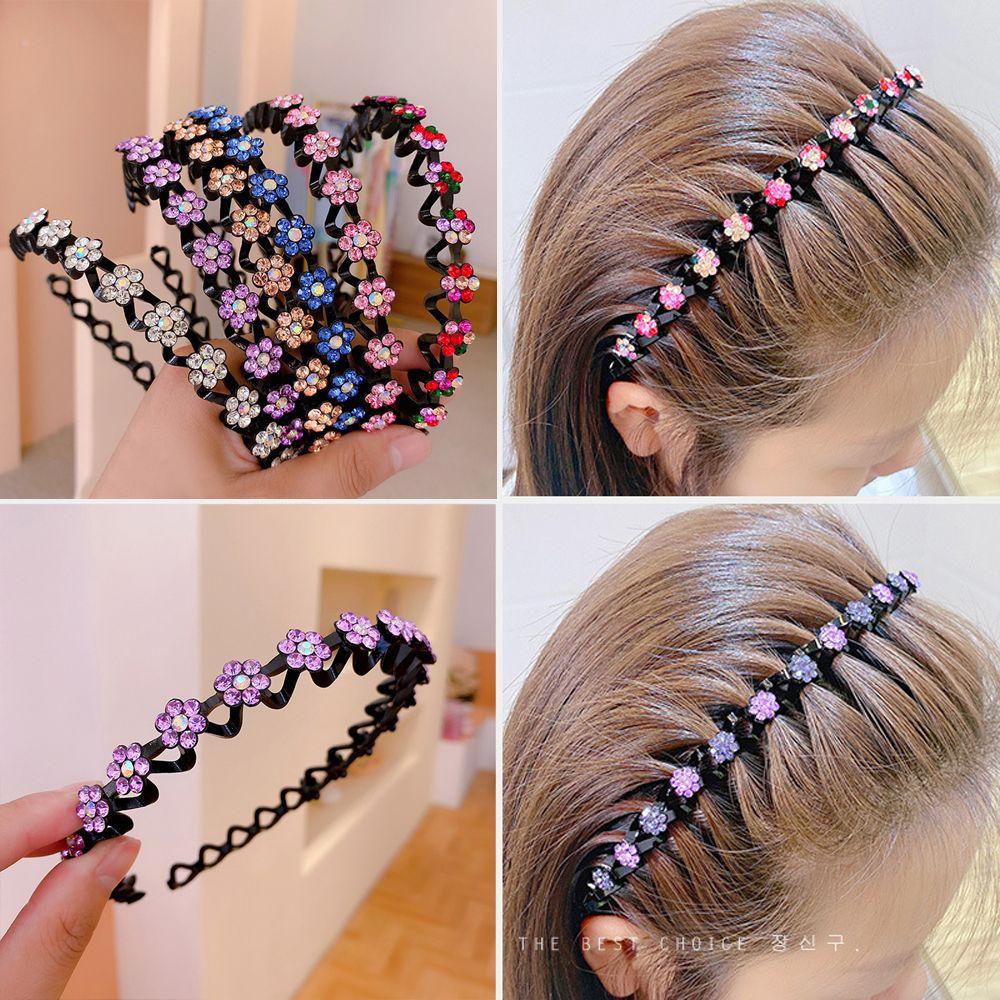 ORIENTLII Cài Tóc Hoa Đính Đá Cho Cô Dâu