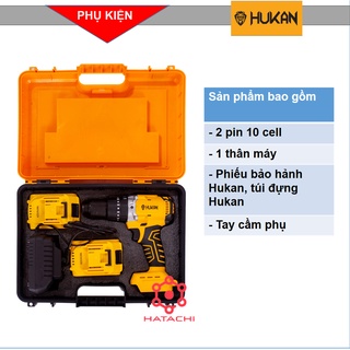 Máy khoan pin Hukan