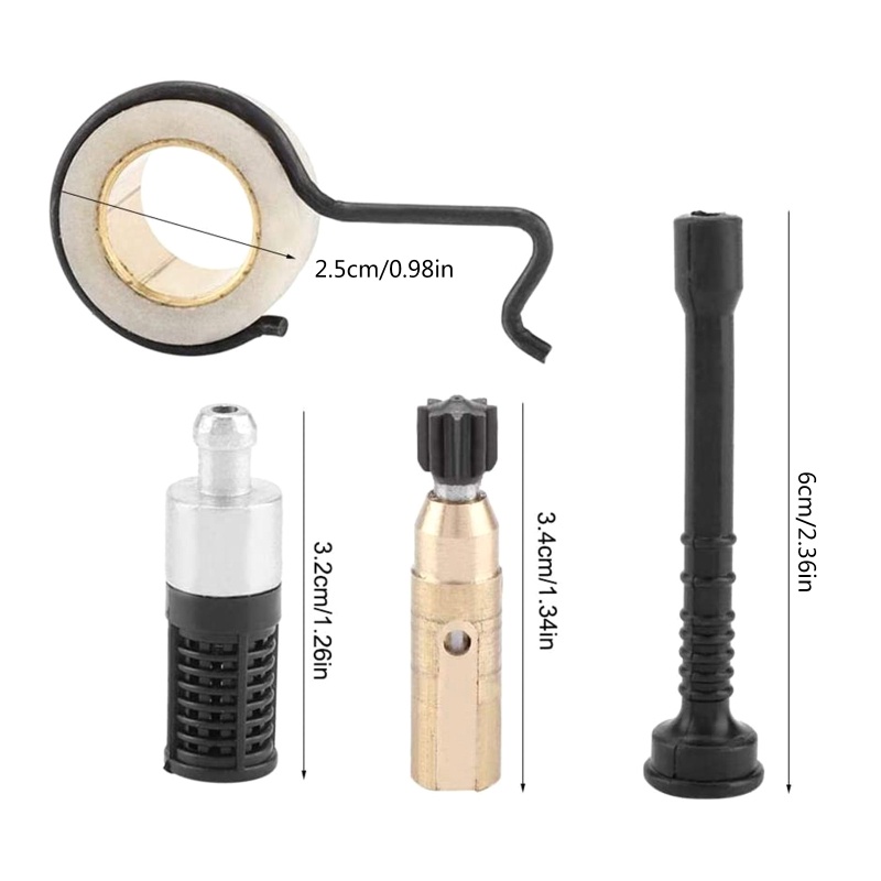 Set 4 Ống Lọc Dầu Bánh Răng Cưa / Bánh Răng Cưa