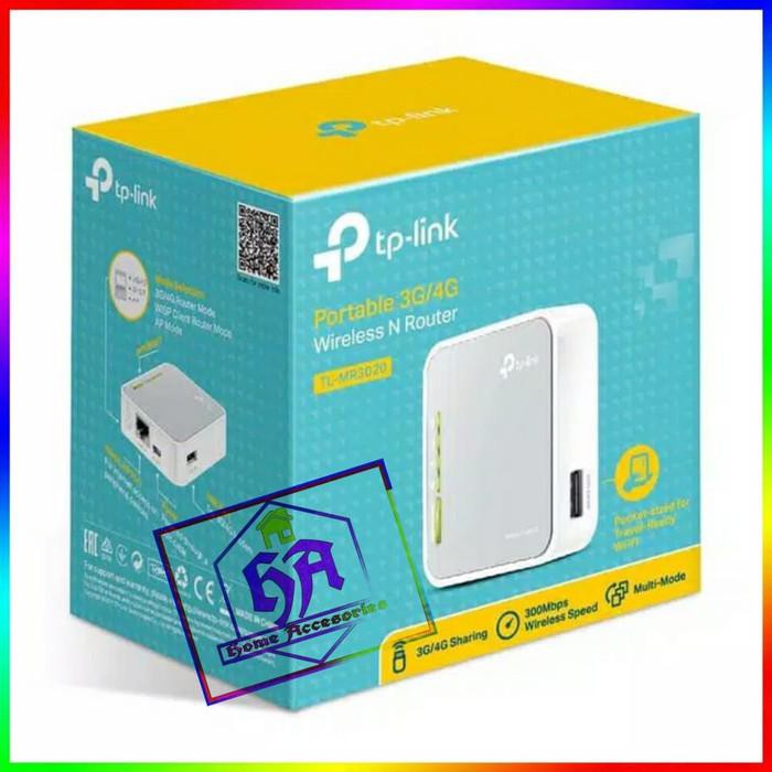 Bộ Định Tuyến Không Dây Di Động Tp-Link Tl-Mr3020 3g / 3.75g / 4g Gal8Tshin